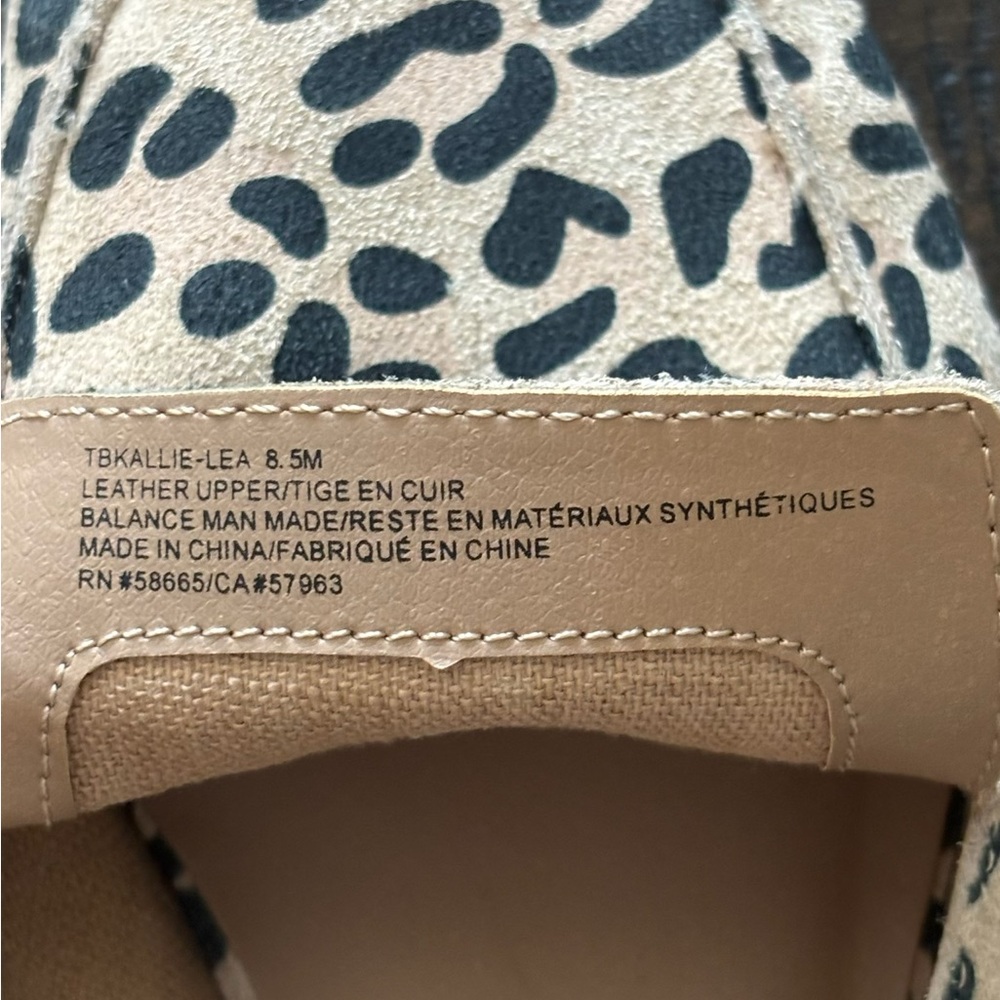 Treasure & Bond Animal Cheetah Print Mules Slippers  8.5 - Picture 7 of 7